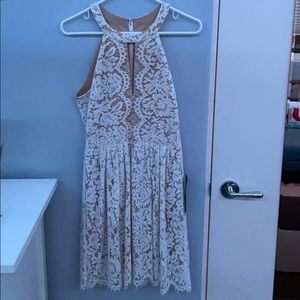 BCBG White Lace Dress